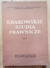 Krakowskie Studia Prawnicze rok IV. Zagadnienia prawa drogowego